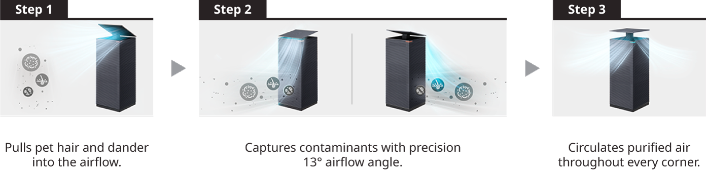 Coway Noble II dengan Pet Mode